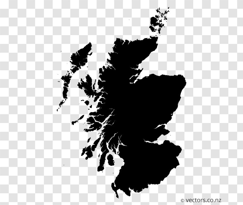 Flag Of Scotland Blank Map - Collection - Vector Transparent PNG