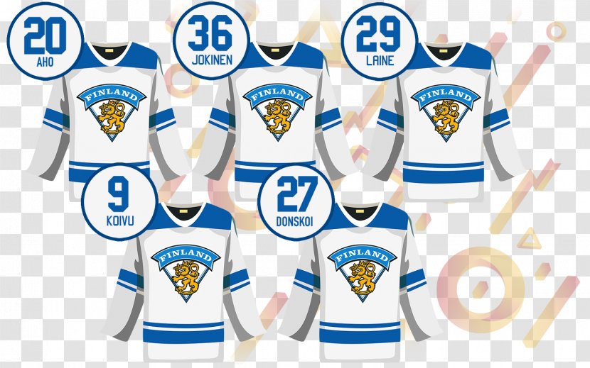 T-shirt Finland Men's National Ice Hockey Team Logo Outerwear - Sportswear Transparent PNG