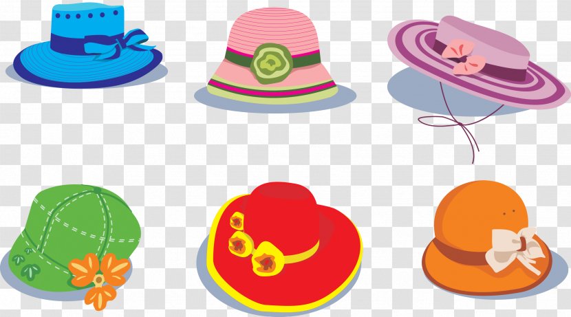 Straw Hat Euclidean Vector Vecteur - Headgear Transparent PNG