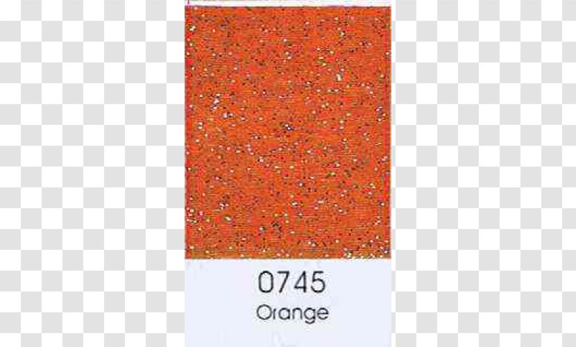 Glitter Rectangle Font - Orange - Silver Sequins Transparent PNG