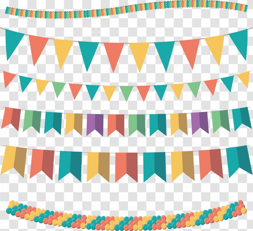 Festival Flag - Area - Vector Color Transparent PNG