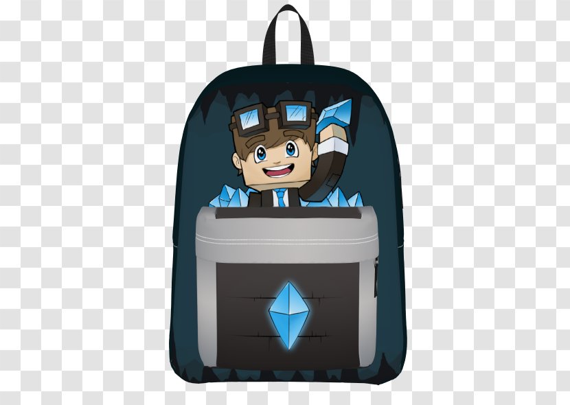 Messenger Bags Backpack Minecraft YouTuber - Backpacking - Dantdm Face Transparent PNG