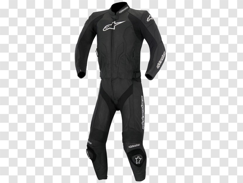 Alpinestars Motorcycle Leather Clothing Suit - Protective Transparent PNG