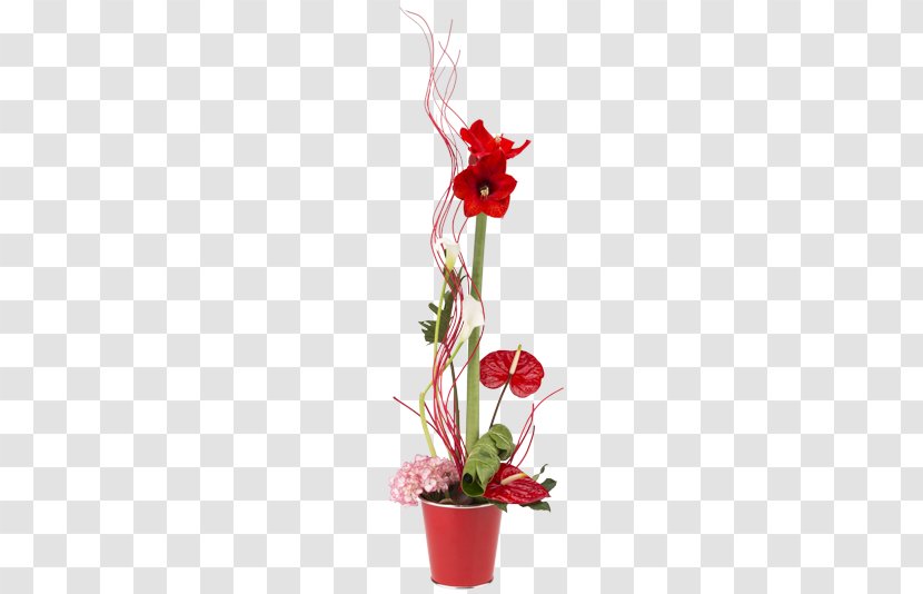 Floral Design Cut Flowers Jersey Lily Vase - Floristry Transparent PNG