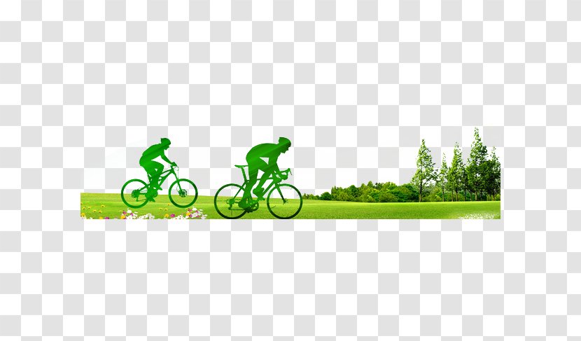 Carbon Bicycle Touring - Grass - Cycling Element Transparent PNG