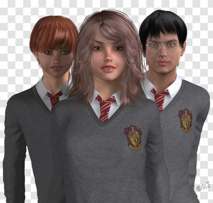 School Uniform T-shirt Outerwear Suit Sleeve - Heart - Herry Potter Transparent PNG