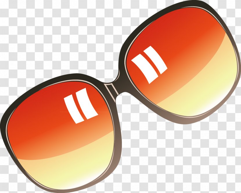 Red Sunglasses - Vision Care - Handsome Decorative Vector Transparent PNG