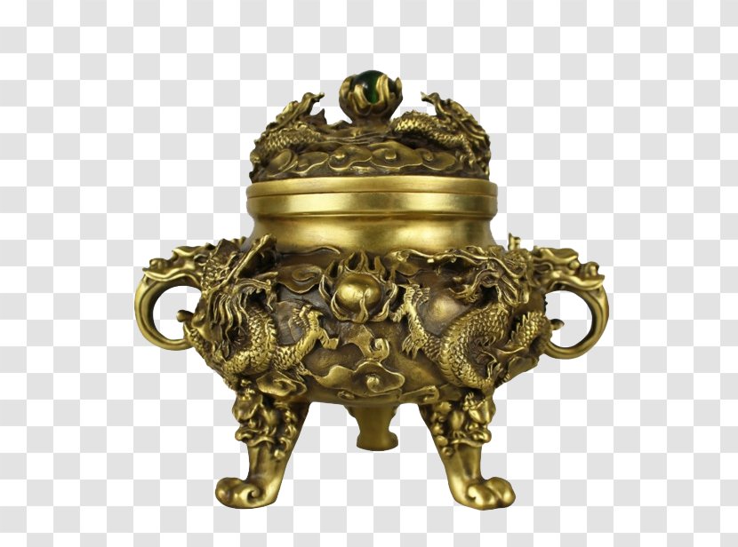 Censer Copper Thurible Buddhahood Amitabha Triad - Bodhisattva - Gold Complex Design Stove Transparent PNG