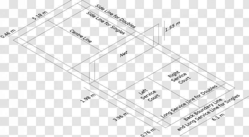 Badmintonveld Shuttlecock Court Racket - Area - Badminton Tournament Transparent PNG