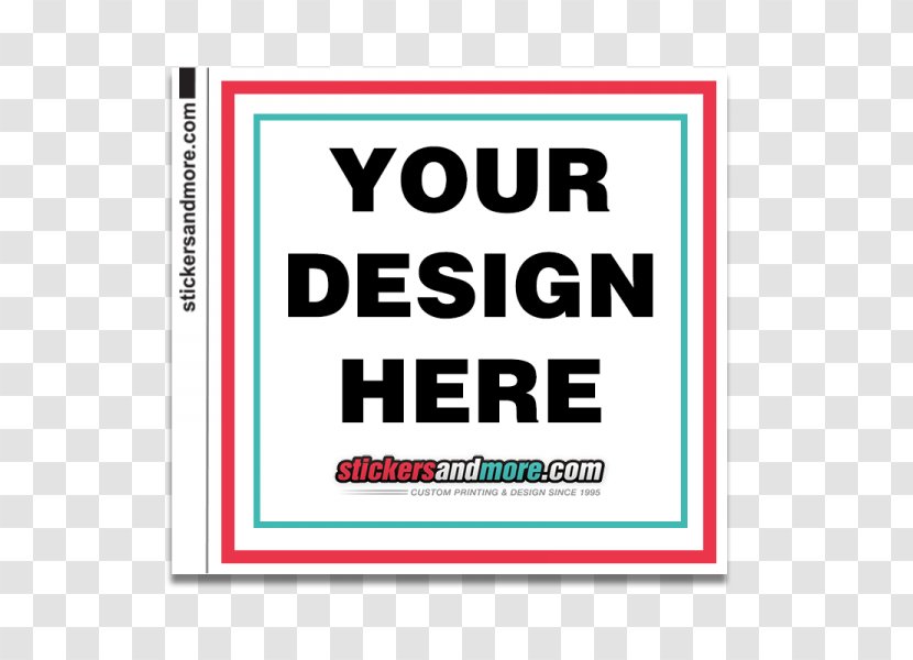 Paper Sticker Industry Advertising - Text - Square Transparent PNG