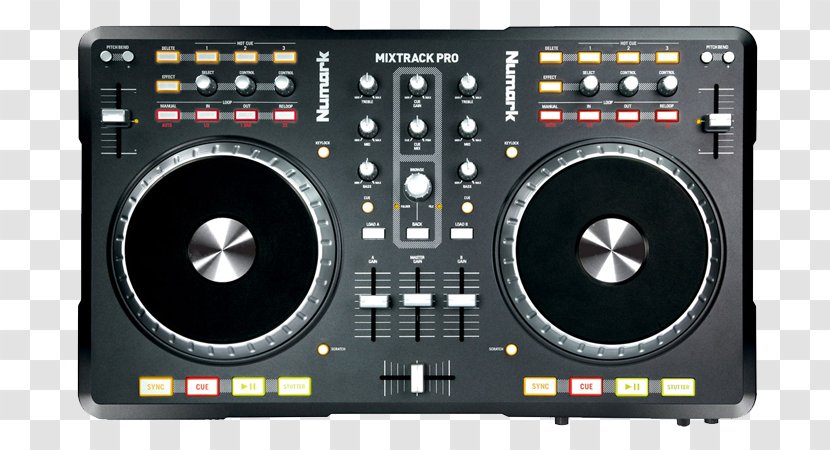 DJ Controller Numark Industries Mixtrack Pro III Disc Jockey - Technology - Software Branding Transparent PNG