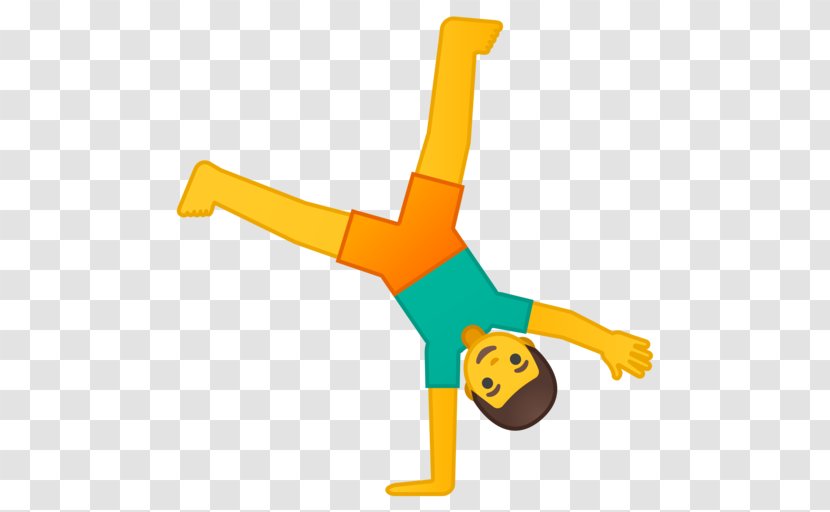 Emojipedia Gymnastics Cartwheel Person - Man - Emoji Transparent PNG