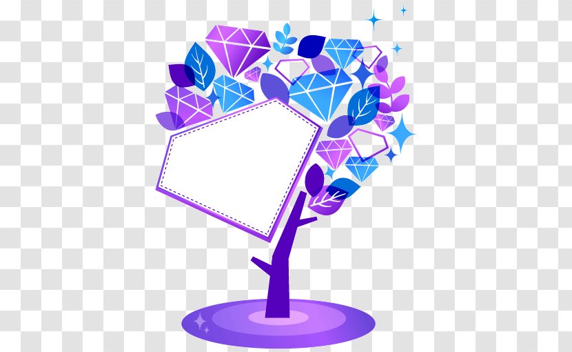 Trees,purple,envelope,Copywriter Background Elements,Luminous Purple - Clip Art Transparent PNG