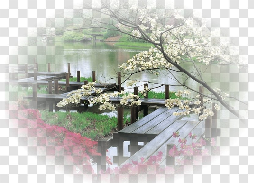 Chinese Garden Style Japanese Design - Television Transparent PNG