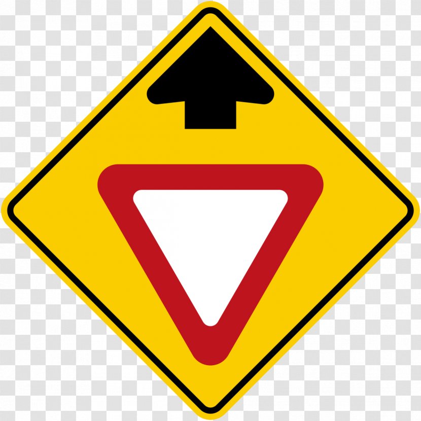 Traffic Sign Road Yield Warning Driving Test Transparent PNG