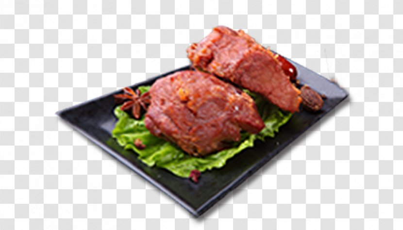 Red Cooking Pingyao Roast Beef Delicatessen Lou Mei - Gastronomy - Delicious Jerky Transparent PNG