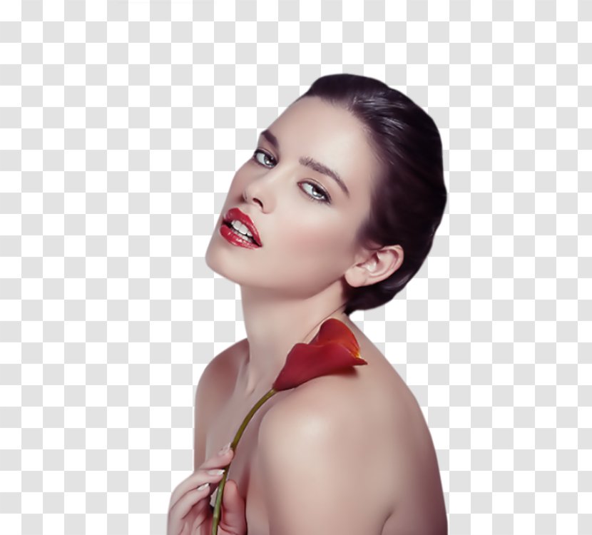 Woman Lip Cheek Face Eyebrow - Beauty Transparent PNG
