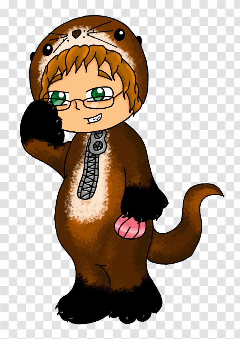 DeviantArt Fan Art Work Of - Silhouette - Otter Cartoon Transparent PNG