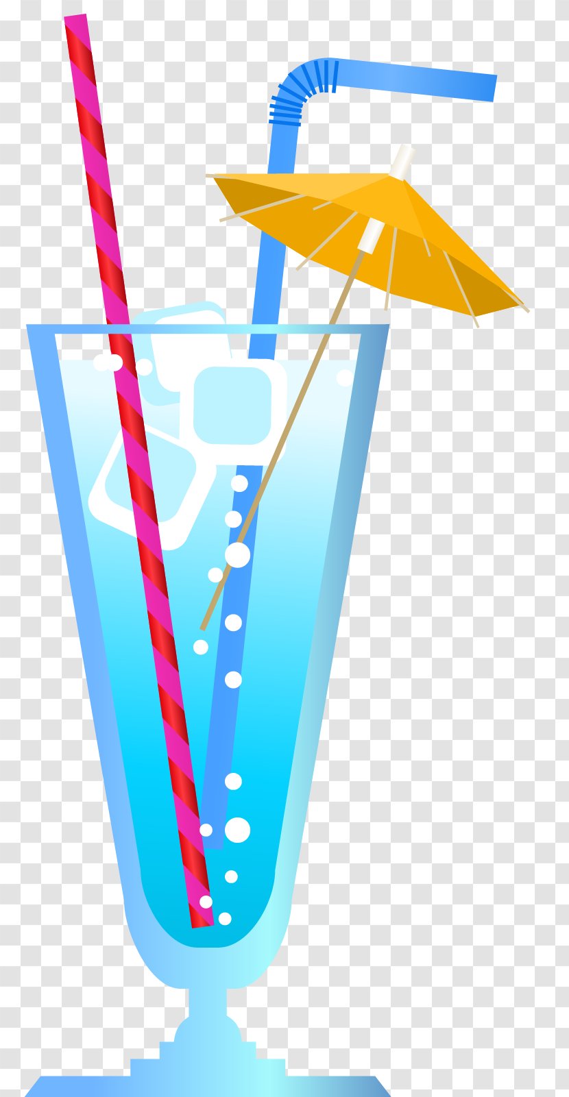 Cartoon Summer Clip Art - Free Content - Blue Drink Cup Transparent PNG