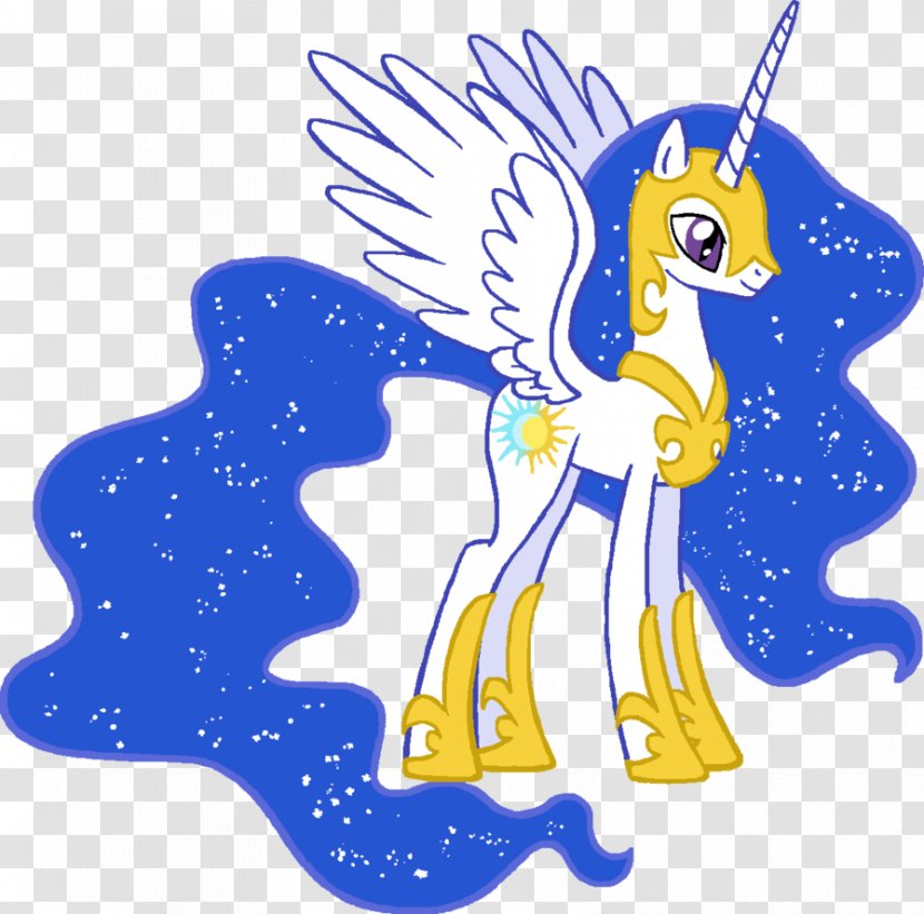 Pony Princess Celestia Luna Horse Moon - Area Transparent PNG