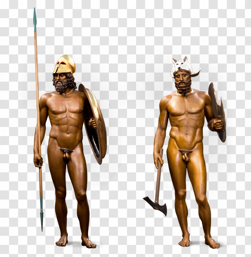 Riace Bronzes Liebieghaus Gods In Color: Polychromy The Ancient World - Muscle - European Warrior Transparent PNG