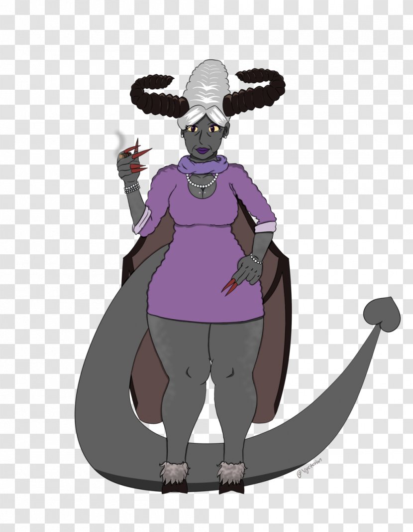 Costume Headgear Illustration Cartoon Purple - Granny Transparent PNG