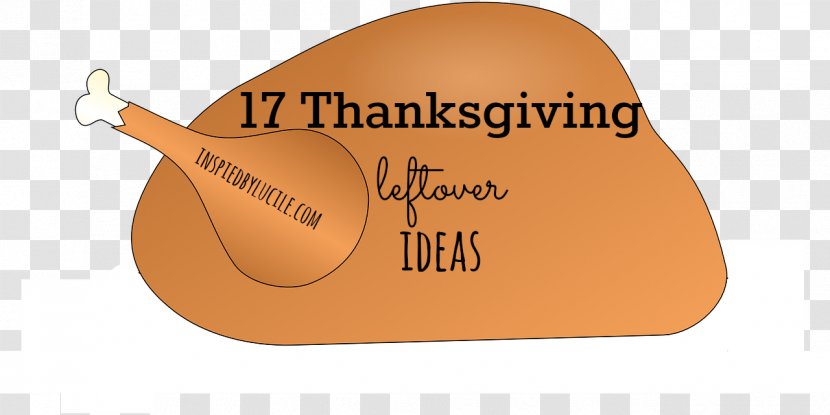 Leftovers Thanksgiving Day Brand Font - Orange - Design Transparent PNG