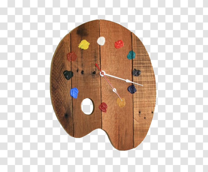 Pendulum Clock Wall Do It Yourself Wood - House - Palette Transparent PNG