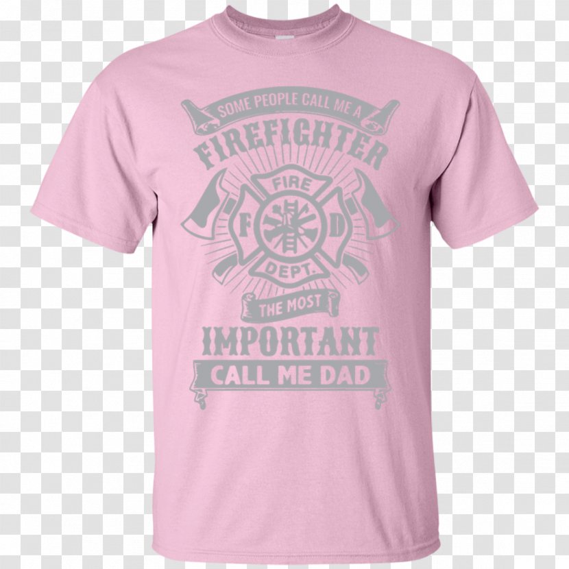 T-shirt Hoodie Clothing Gildan Activewear Sleeve - Firefighter Tshirt Transparent PNG