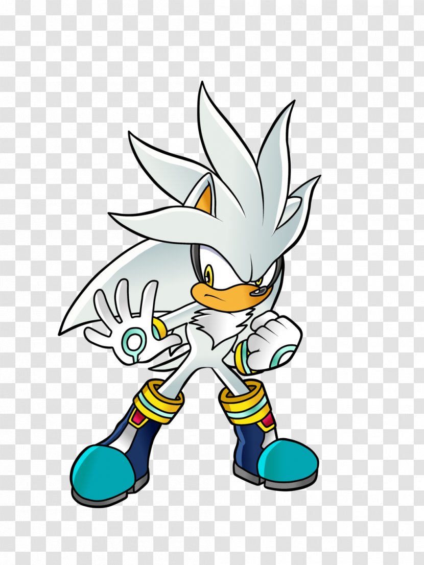 Sonic The Hedgehog Comics Silver Line Art - Avoid Transparent PNG