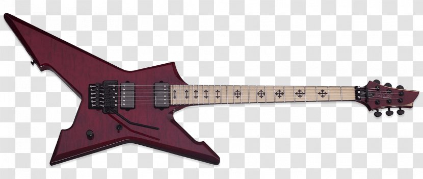 Electric Guitar Schecter Research Seven-string C-1 Hellraiser - Jeff Loomis Transparent PNG
