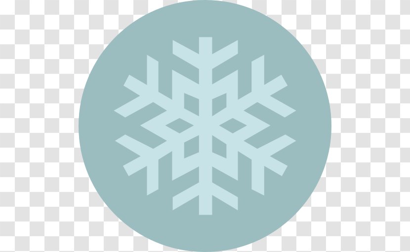 Snowflake Symbol Clip Art - Aqua Transparent PNG
