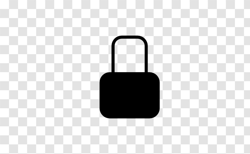 Padlock Rectangle - Symbol Transparent PNG