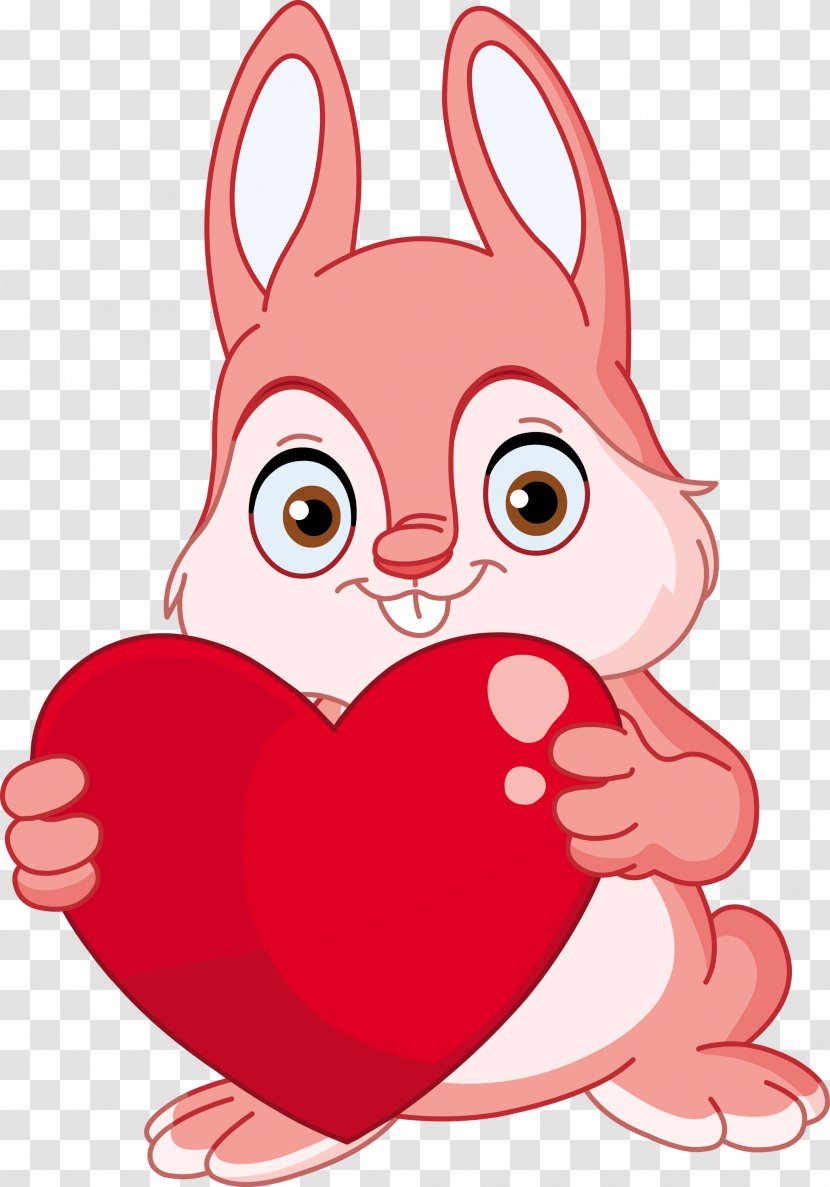 Valentine's Day Clip Art - Frame - Rabbit Transparent PNG