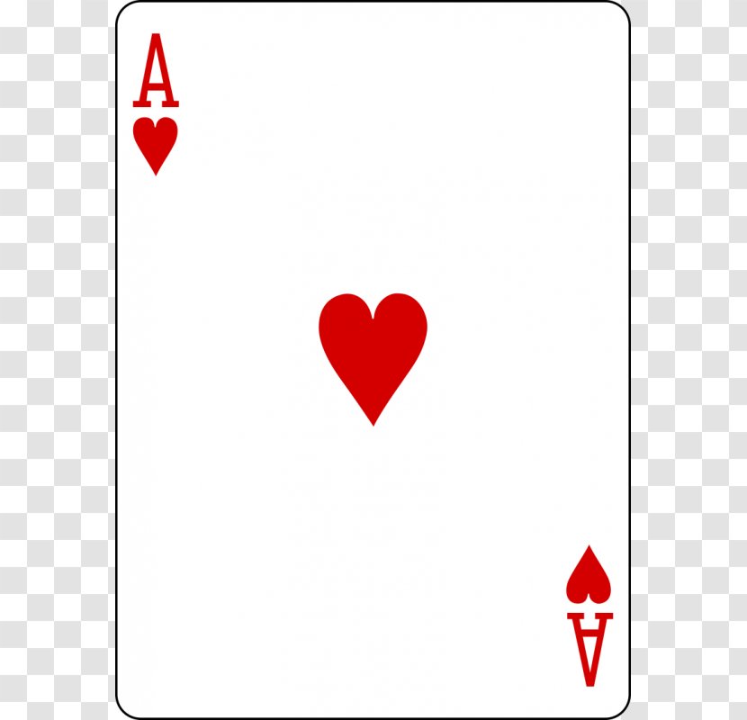 Ace Of Hearts Playing Card Game Stock Photography Transparent PNG