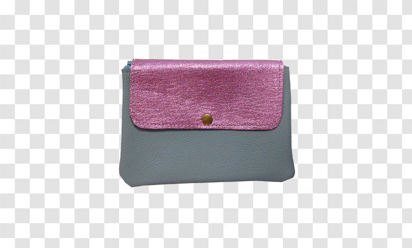 Coin Purse Wallet Leather Handbag - Magenta Transparent PNG
