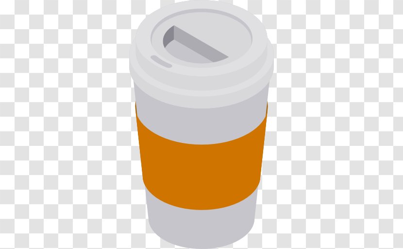 Coffee Cup Mug M Product - Lid - Orange Sa Transparent PNG