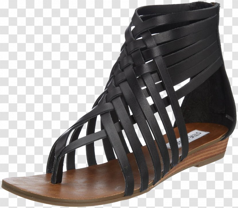 Rome Shoe Sandal Black - Footwear - Braided Sandals Transparent PNG