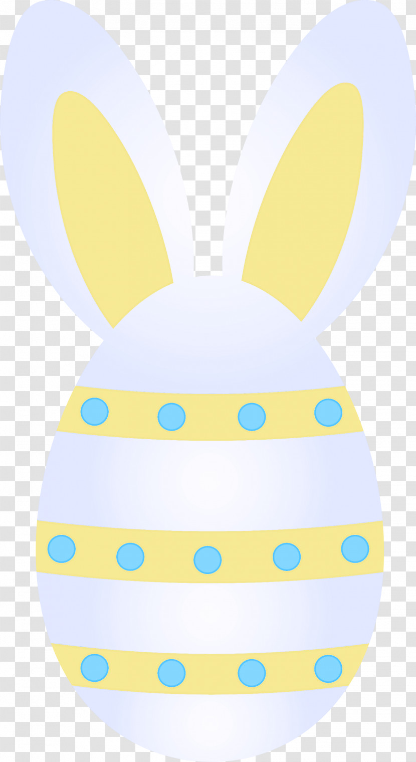 Easter Egg With Bunny Ears Transparent PNG