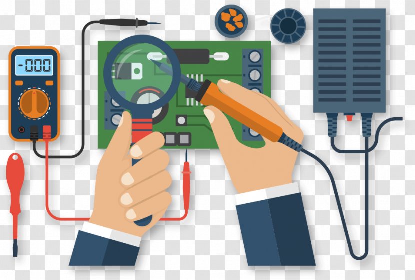 Electronics Vector Graphics Electricity Electrical Engineering Illustration - Network Transparent PNG