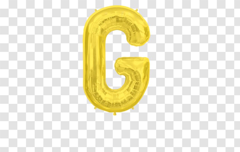 Mylar Balloon Gold Letter Toy - Helium Transparent PNG
