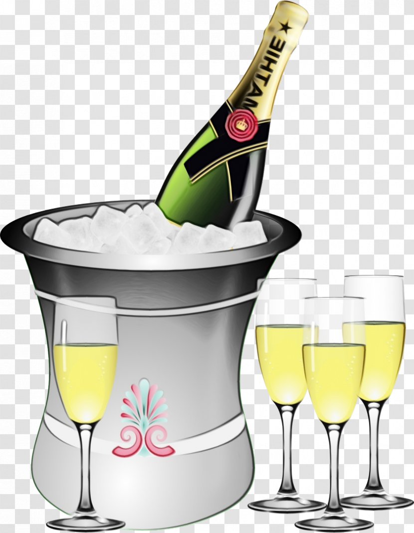 Champagne - Paint - Stemware Transparent PNG