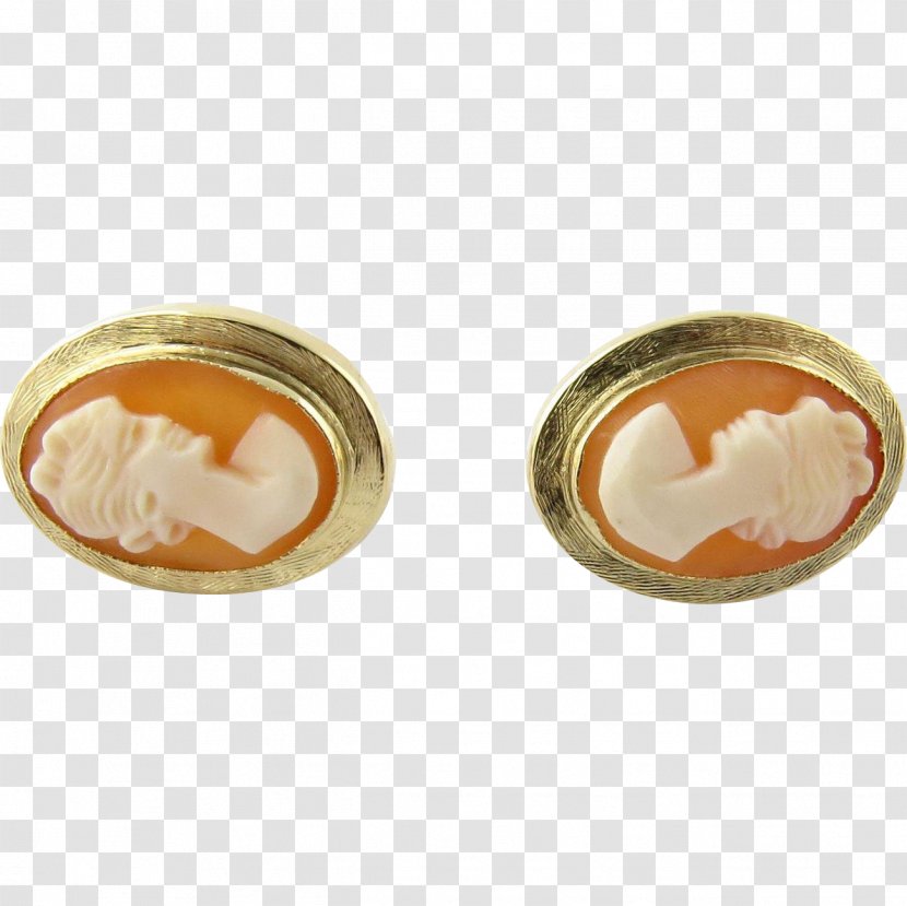 Earring Cameo Colored Gold Jewellery - Necklace Transparent PNG