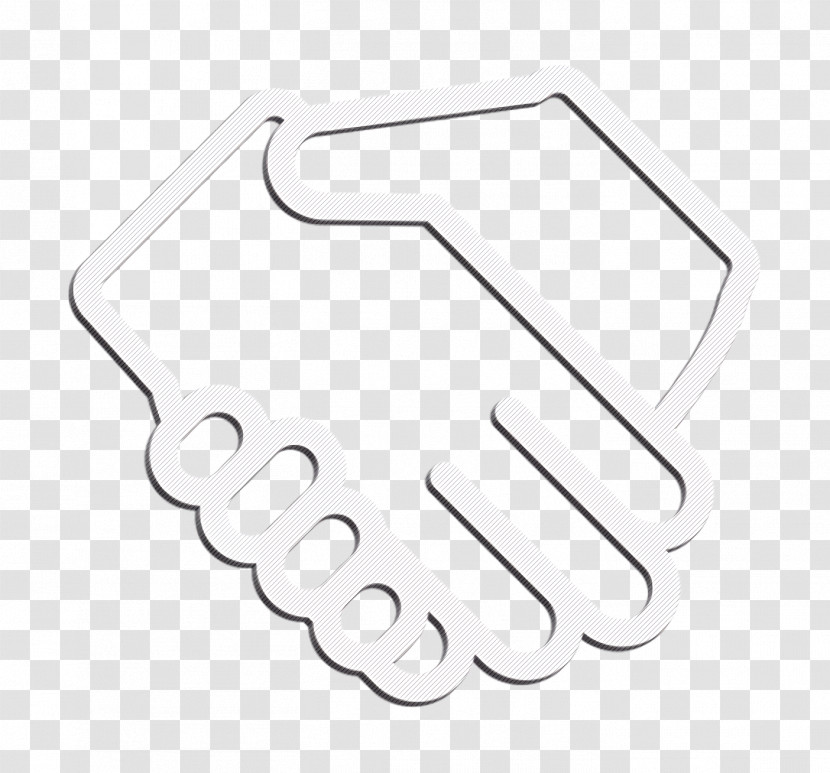 Polite Icon Shake Hands Icon Basic Hand Gestures Lineal Icon Transparent PNG
