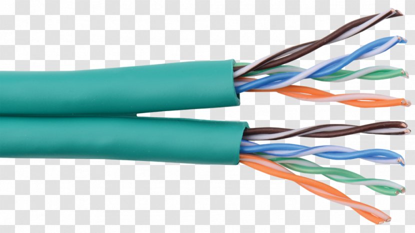 Network Cables Twisted Pair Electrical Cable Category 5 Par Trenzado No Blindado - Utp Transparent PNG