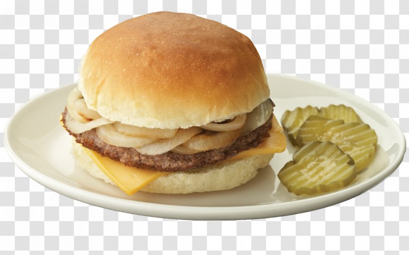 Breakfast Sandwich Cheeseburger Slider Fast Food Buffalo Burger - Onion - Bun Transparent PNG