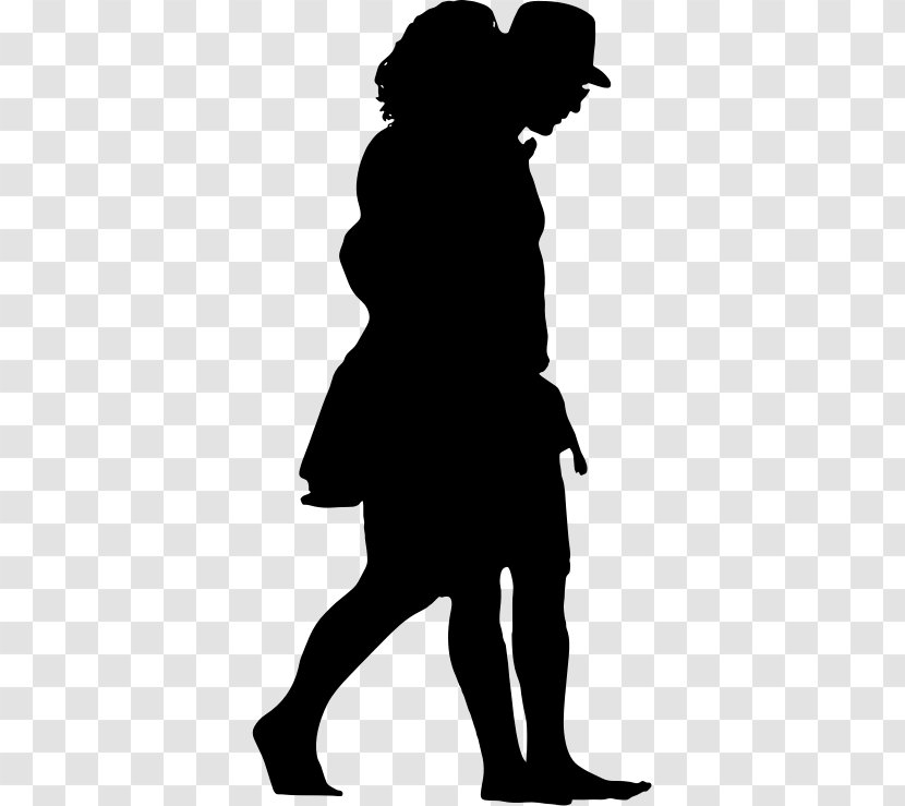 Silhouette Walking Clip Art - Standing - Human Siluet Transparent PNG