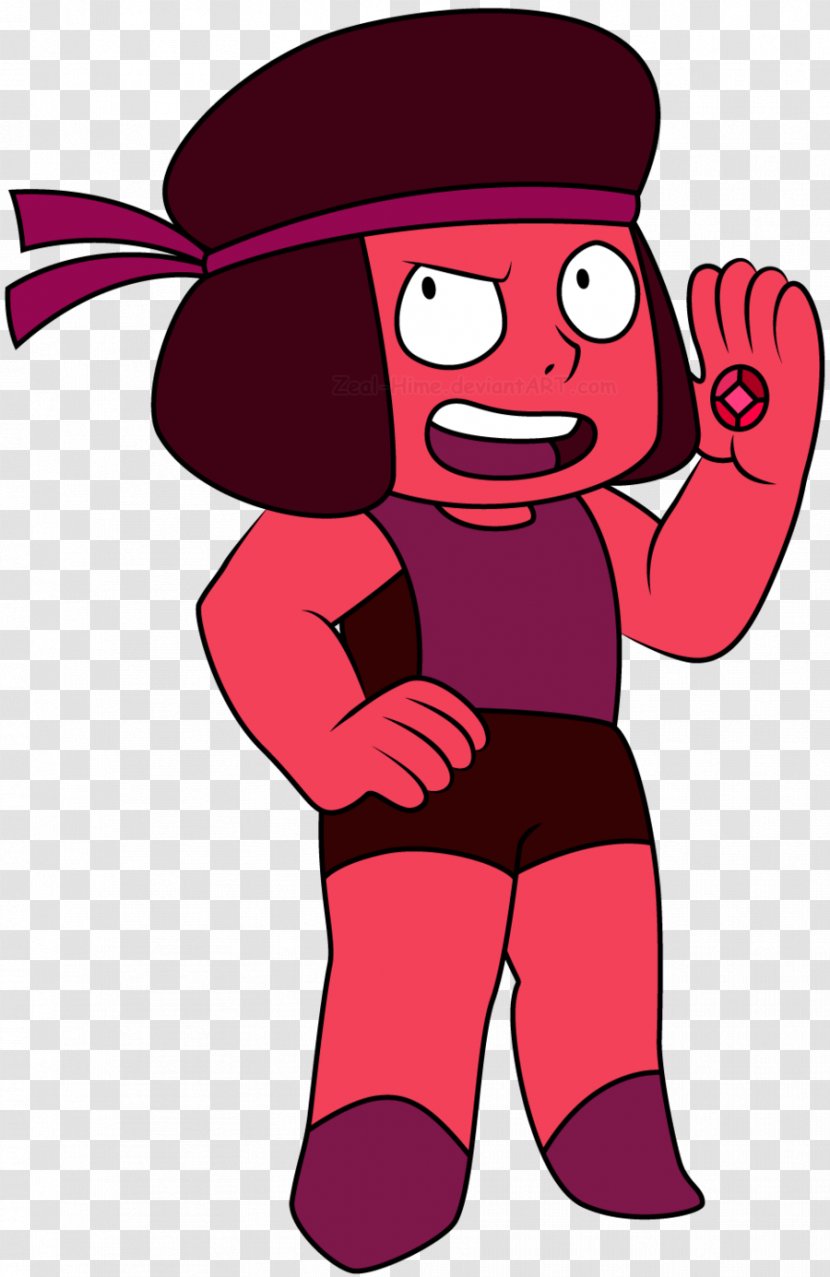 Steven Universe Garnet Ruby Gemstone Diamond - Heart Transparent PNG