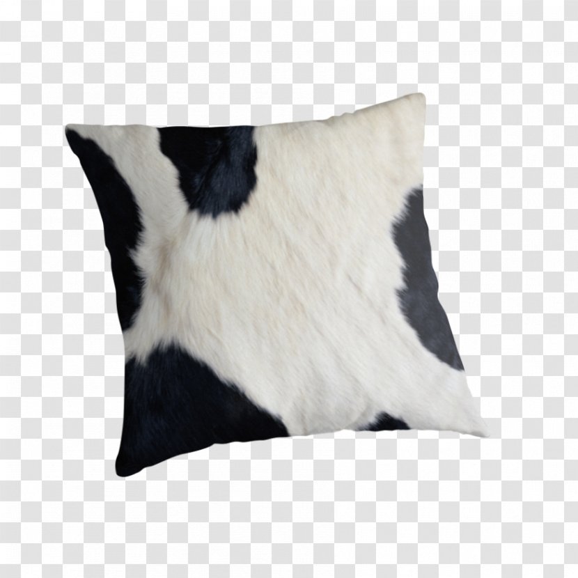 Throw Pillows Cushion White Cowhide - Pillow Transparent PNG