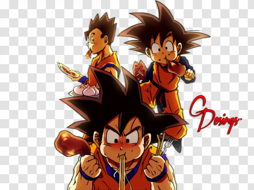 Gohan Goku Goten Vegeta Majin Buu - Heart Transparent PNG